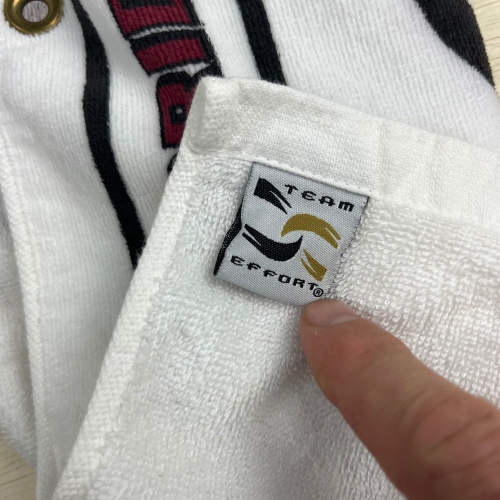Florida State Seminoles Golf Towel Team Effort White Embroidered Cotton FSU NCAA - Picture 6 of 6